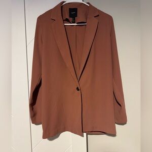 Forever 21 Terracotta Soft Lightweight Cotton Women’s Blazer Size Small